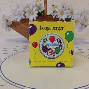 Longaberger Tie-On - Congratulations !